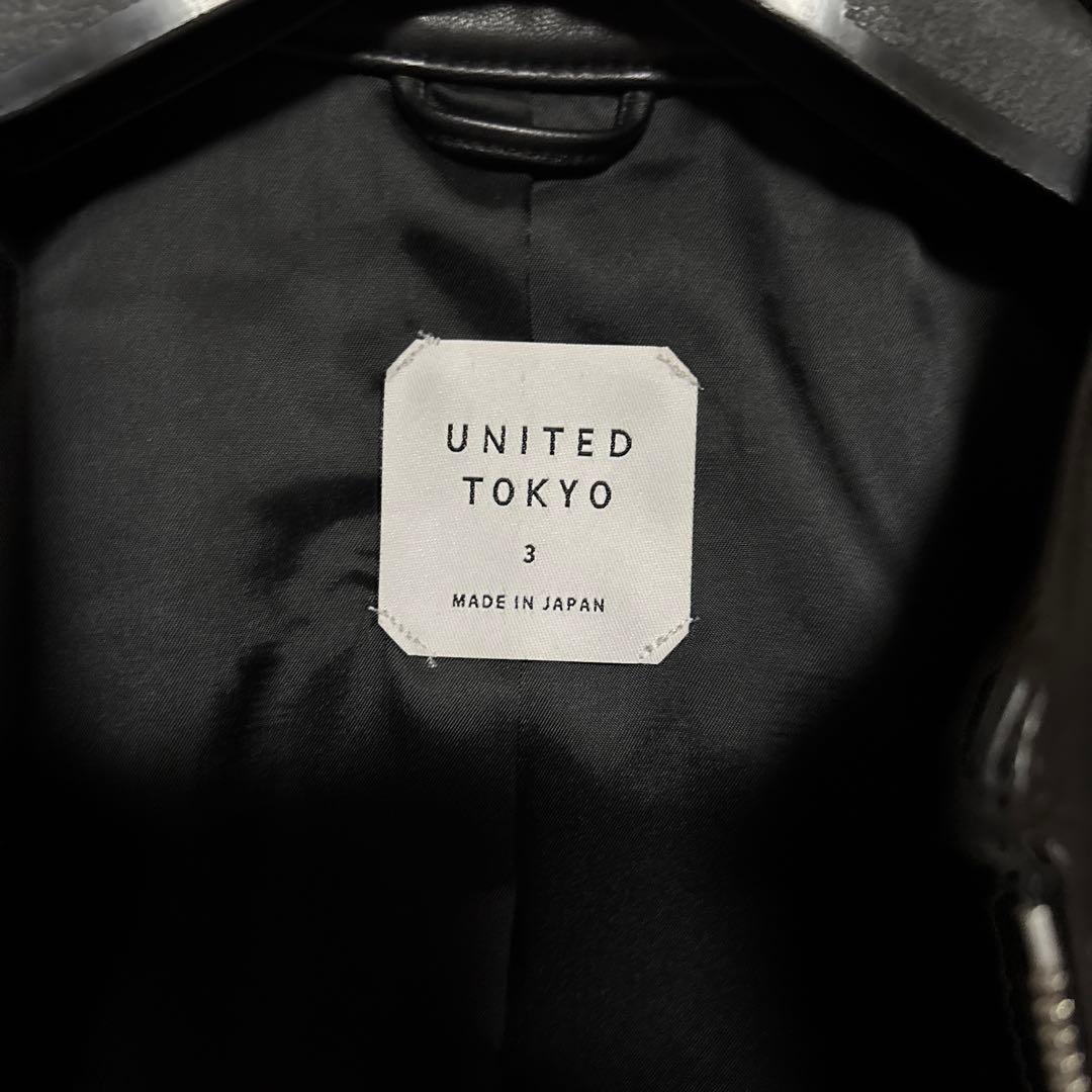 UNITED TOKYO シングルライダースサイズ3 美品