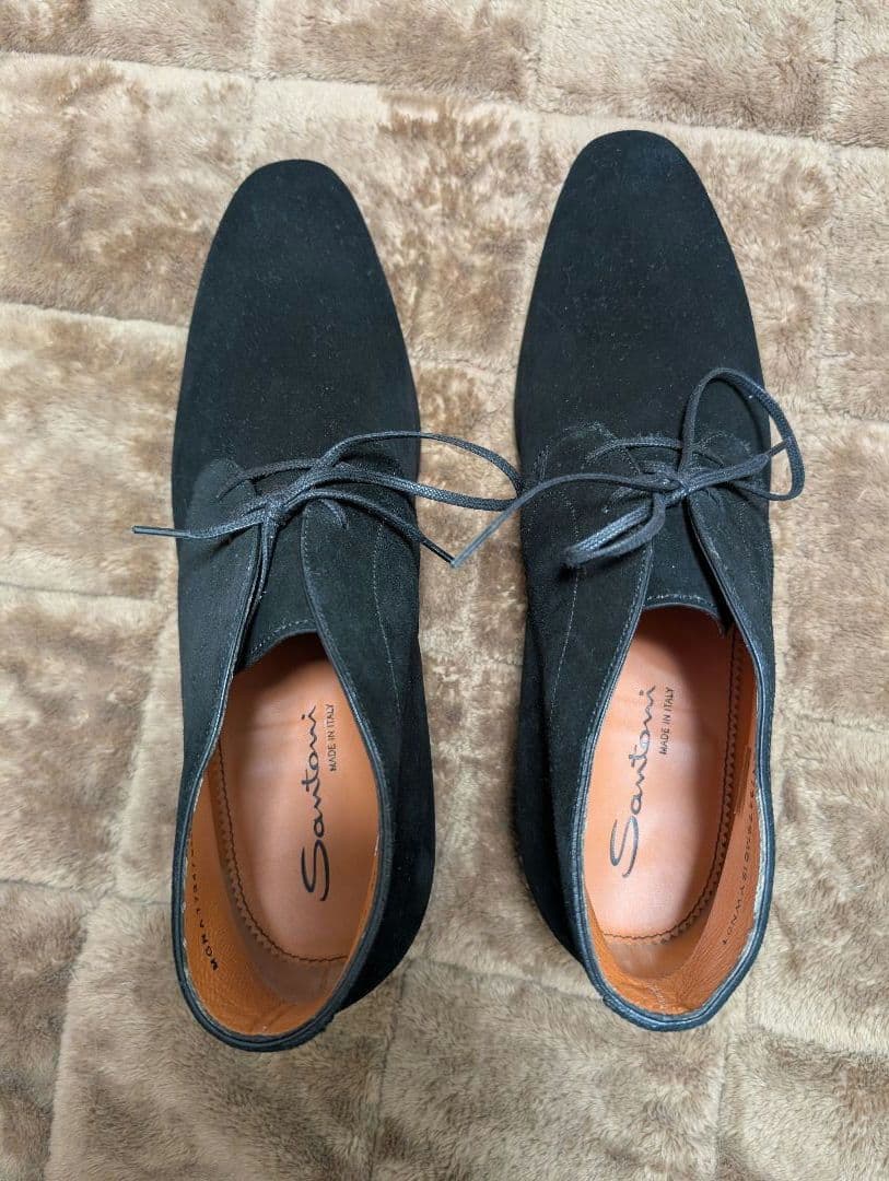 【試着のみ・付属品完備】Santoni サントーニ スエードブーツ 9.5