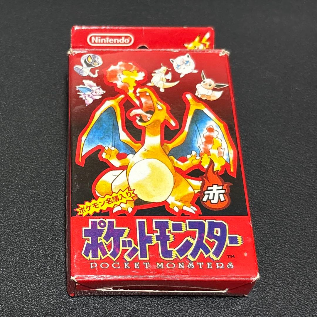 【希少】ポケットモンスター赤 トランプ Nintendo 1996 初代ポケモン