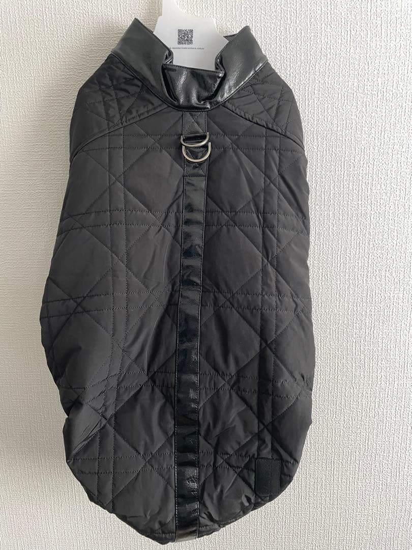 bondir キルティング犬服 ブラック R4