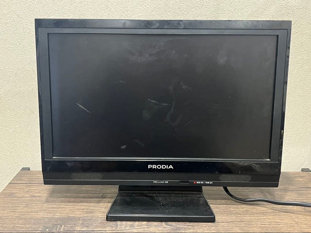 【送料込み】ピクセラ　テレビ16型　リモコンなし　通電OK B-CASカード付