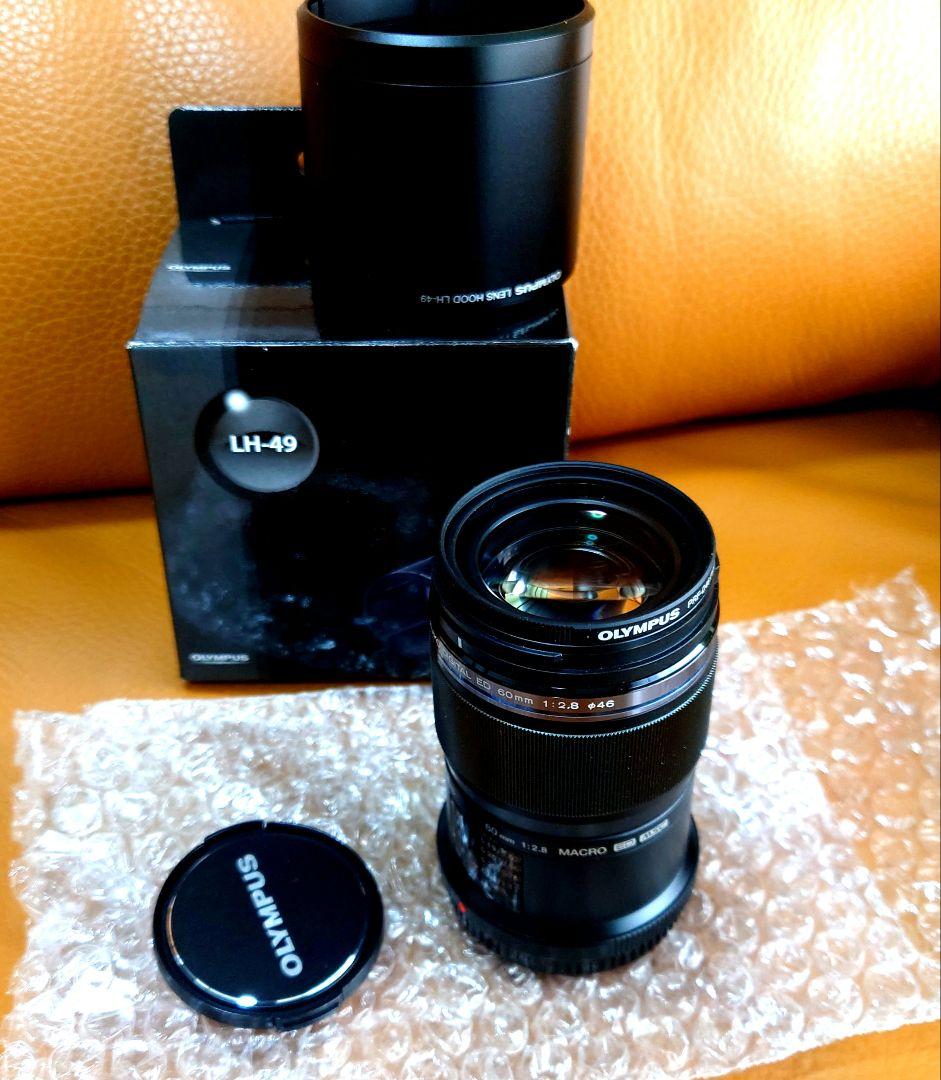 極美 M.ZUIKO ED 60mm F2.8 Macro＋フード＋純正フィルタ