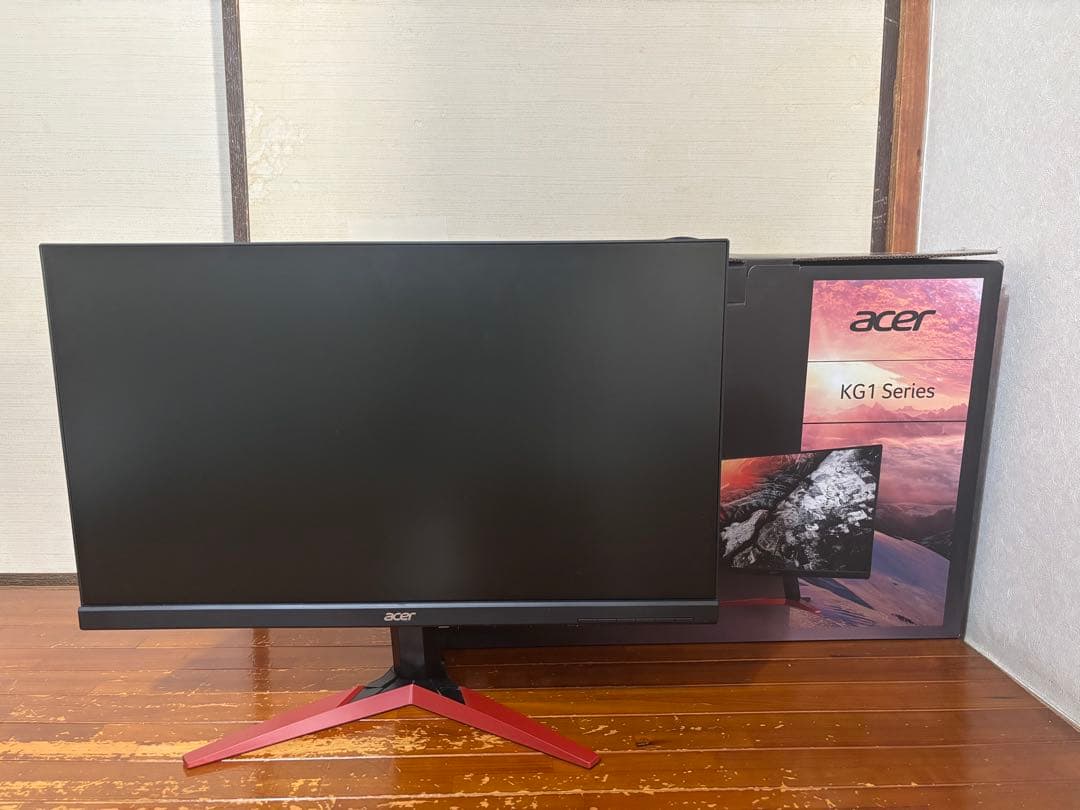 【箱・部品付き】Acer ゲーミングモニター KG251Q Hbmidpx