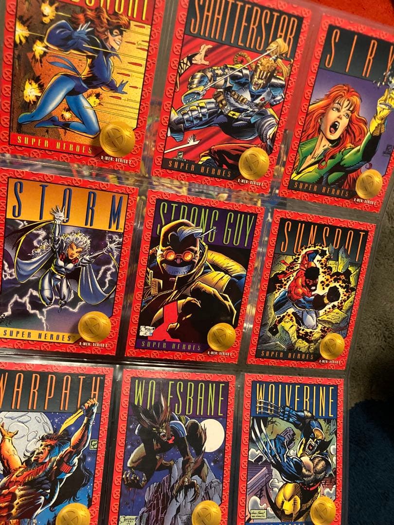 1993スカイボックス社製 X-MENシリーズ2 レギュラーカード 全100種