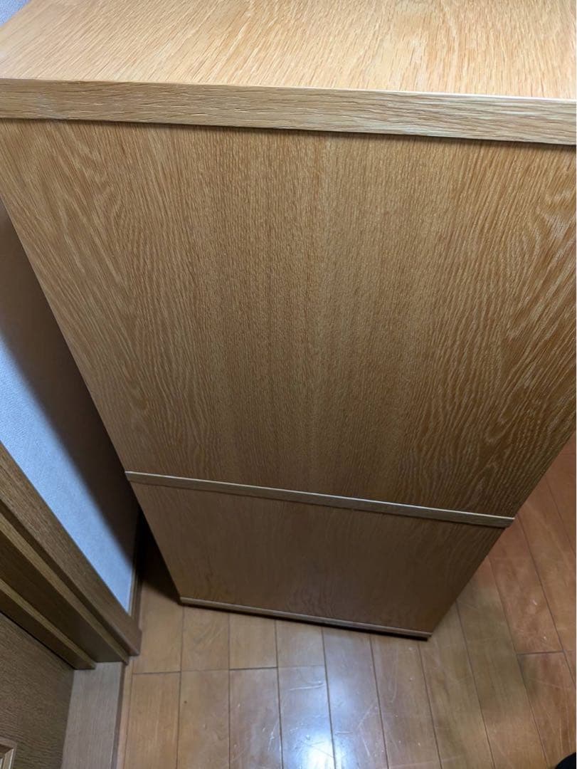 ■送料込■無印良品 スタッキングキャビネット Dセット オーク 棚 TV台 収納