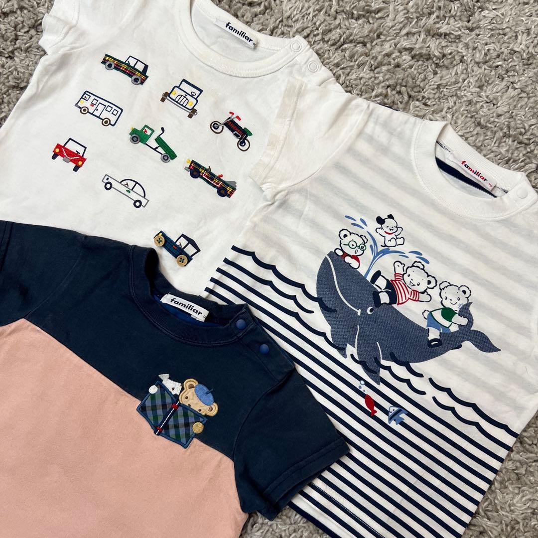 た*ぽ様 familiar 90cm Tシャツ3枚セット