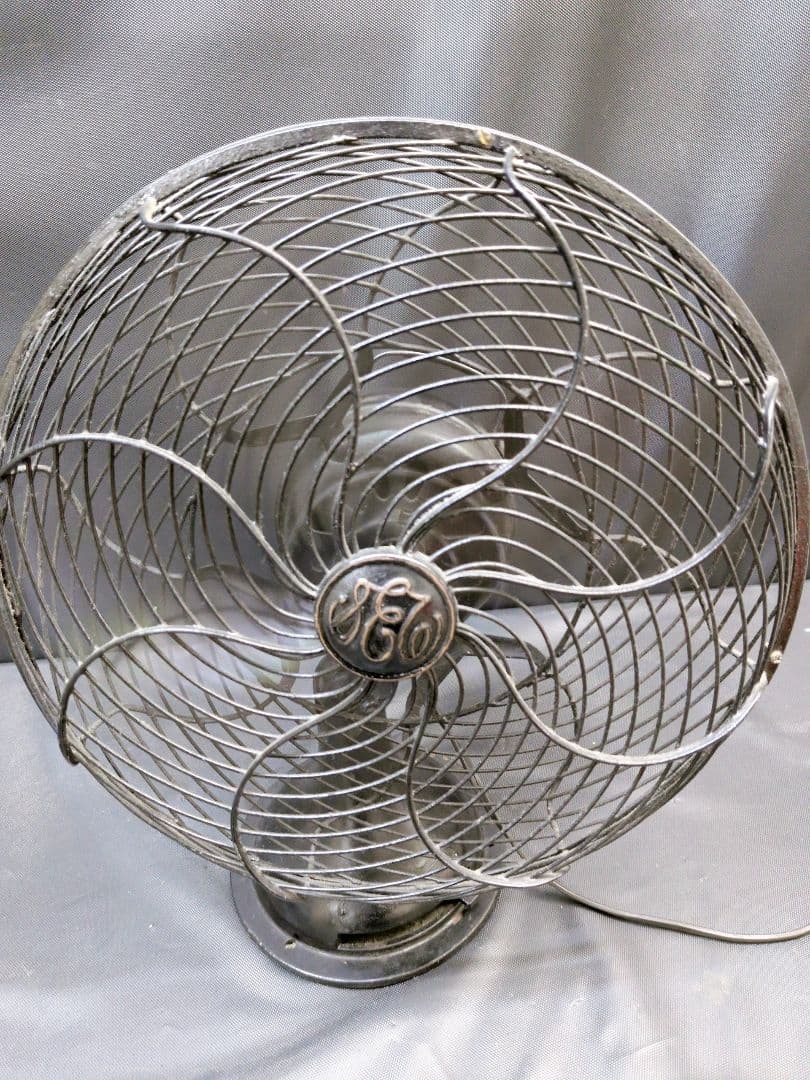 動作品 芝浦製作所 扇風機 C-7032? 4枚羽 昭和レトロ　M2844