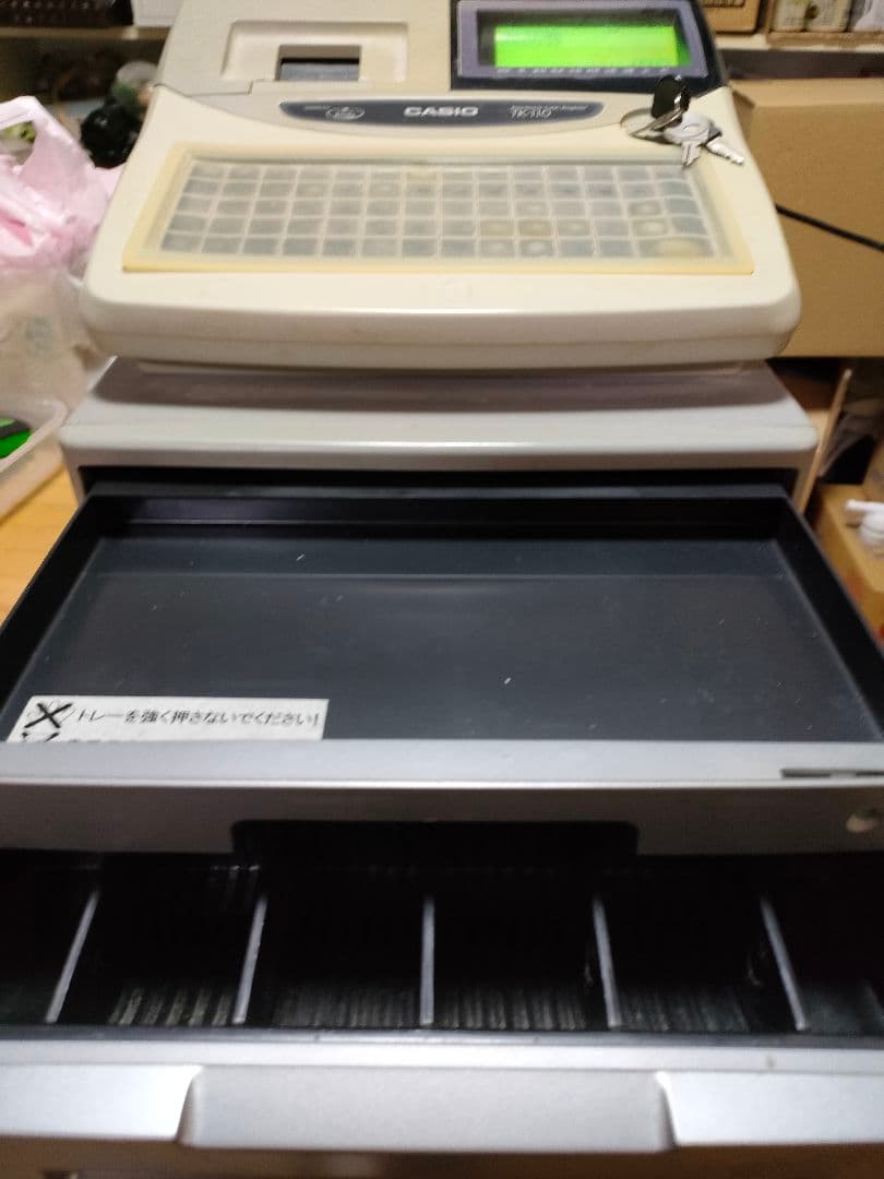 CASIO TK-110 レジスター グレー