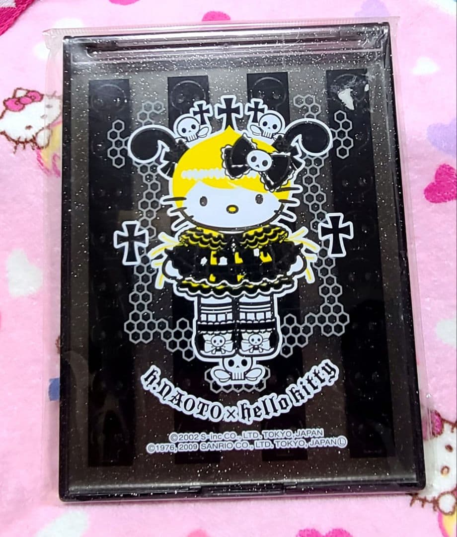 新品 キティ h.NAOTO オリタタミミラー