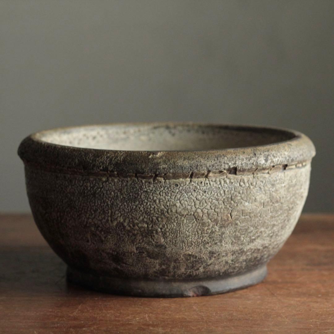 松代焼 失透釉 捏ね鉢 古美術 古道具 アンティーク 民芸