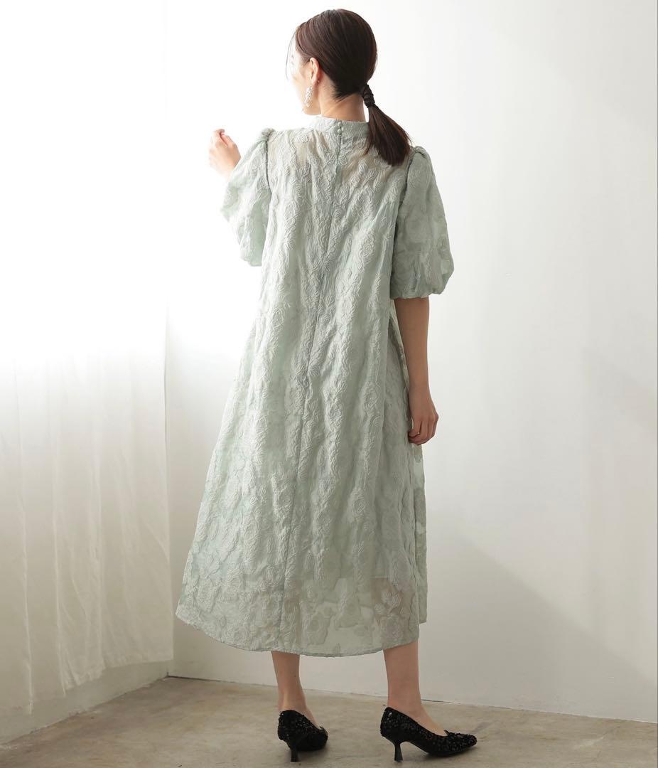 美品　haremode ハレモード ボリュームスリーブドレス　ワンピース