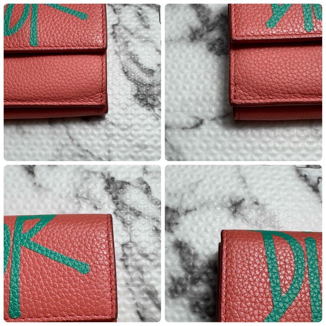 未使用級◎Dior x Shawn Stussy 三つ折り財布 コラボ　箱付き