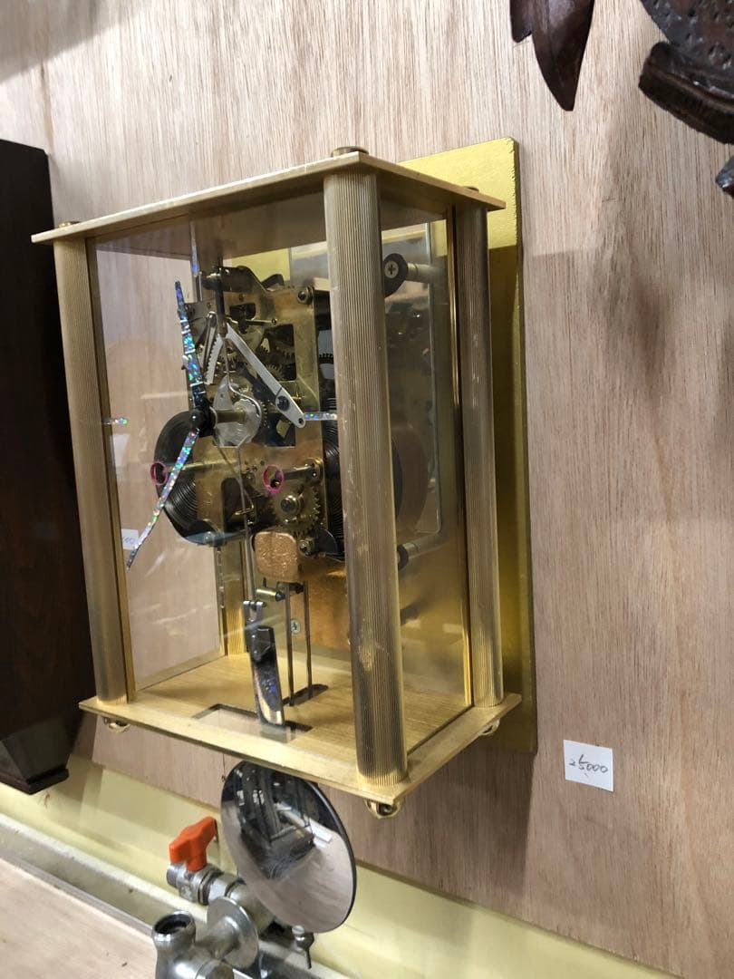 手作り時計 掛け時計 柱時計 アンティーク レトロ