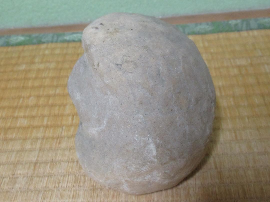 希少大正時代◆相州だるま 子だるま 張り子された状態 木製木型 高さ12.1cm