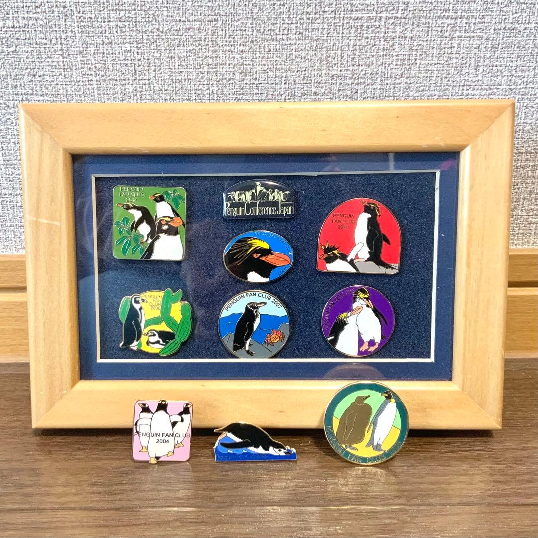 【終売品】ペンギン ピンバッジ ペンギン会議 ペンギンファンクラブ セット売り