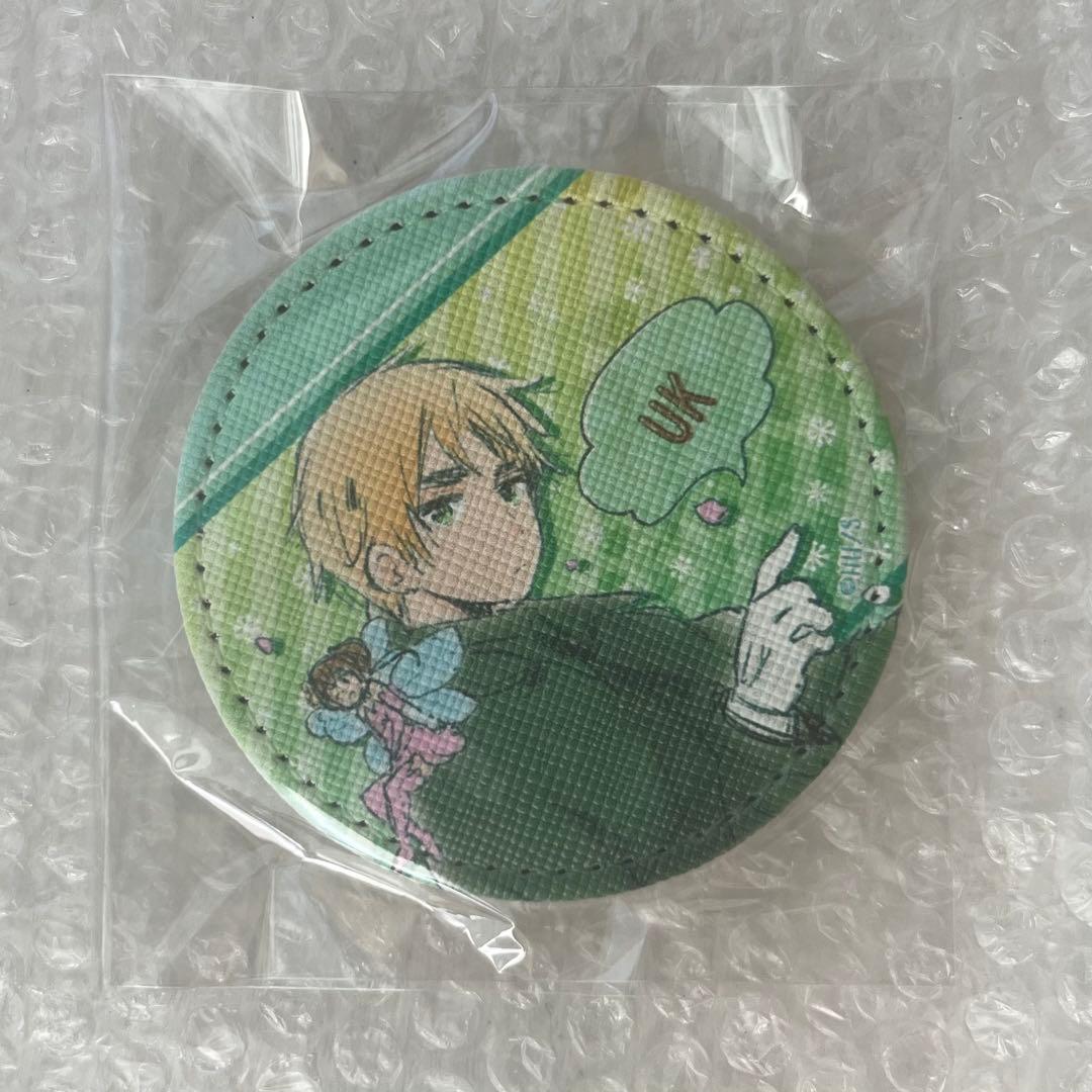 ヘタリア イギリス レザー缶バッジ