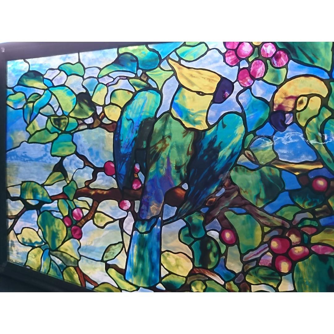 ルイスCティファニー ステンドグラス Parrotsおうむ グラスマスターズ社