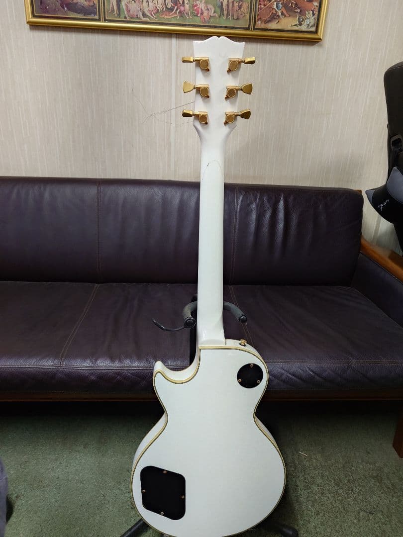 ち*り様 Bbury レスポールスタイル エレキギター ホワイト