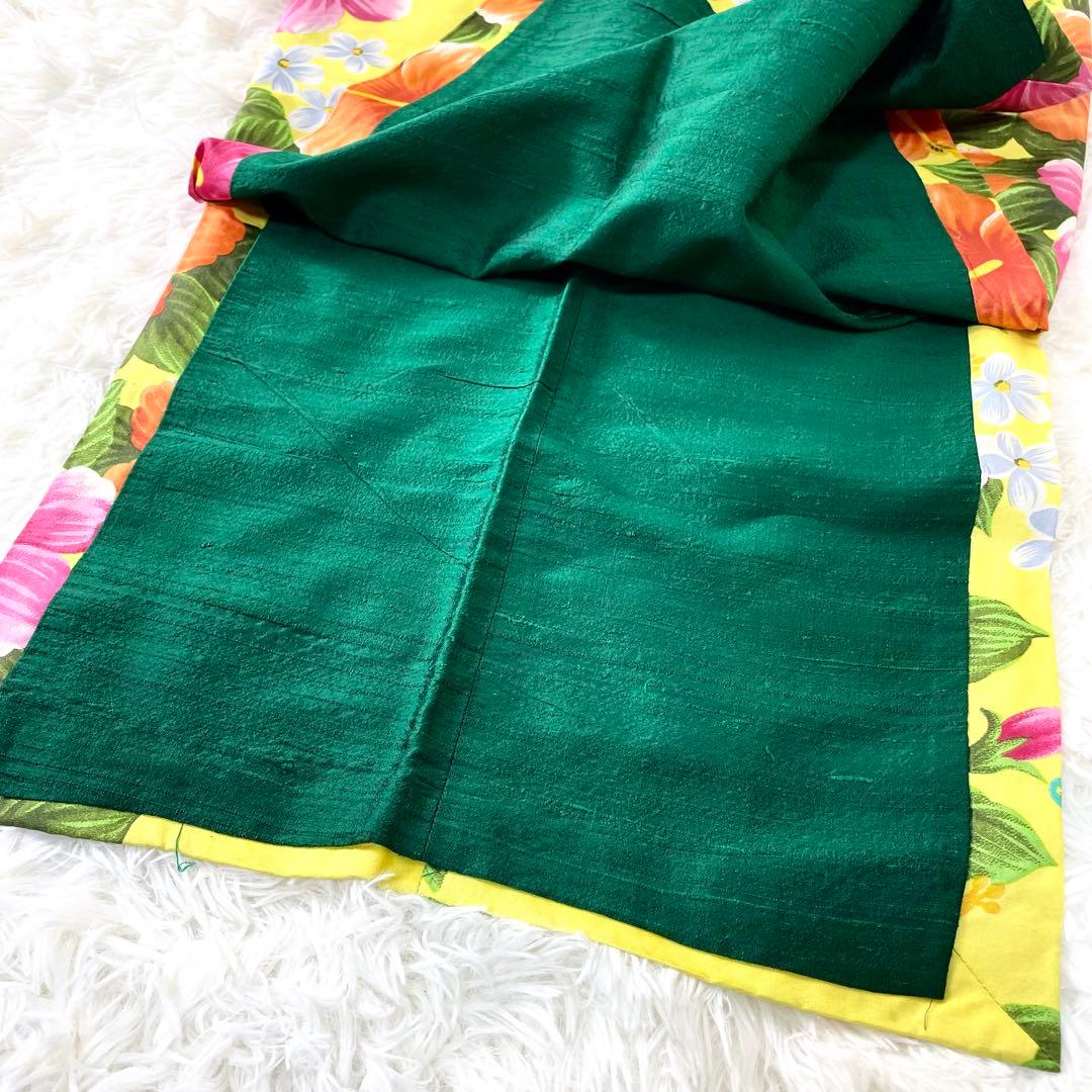 ドルチェ&ガッバーナ　花柄　スカート　レディース　イエロー　ドルガバ