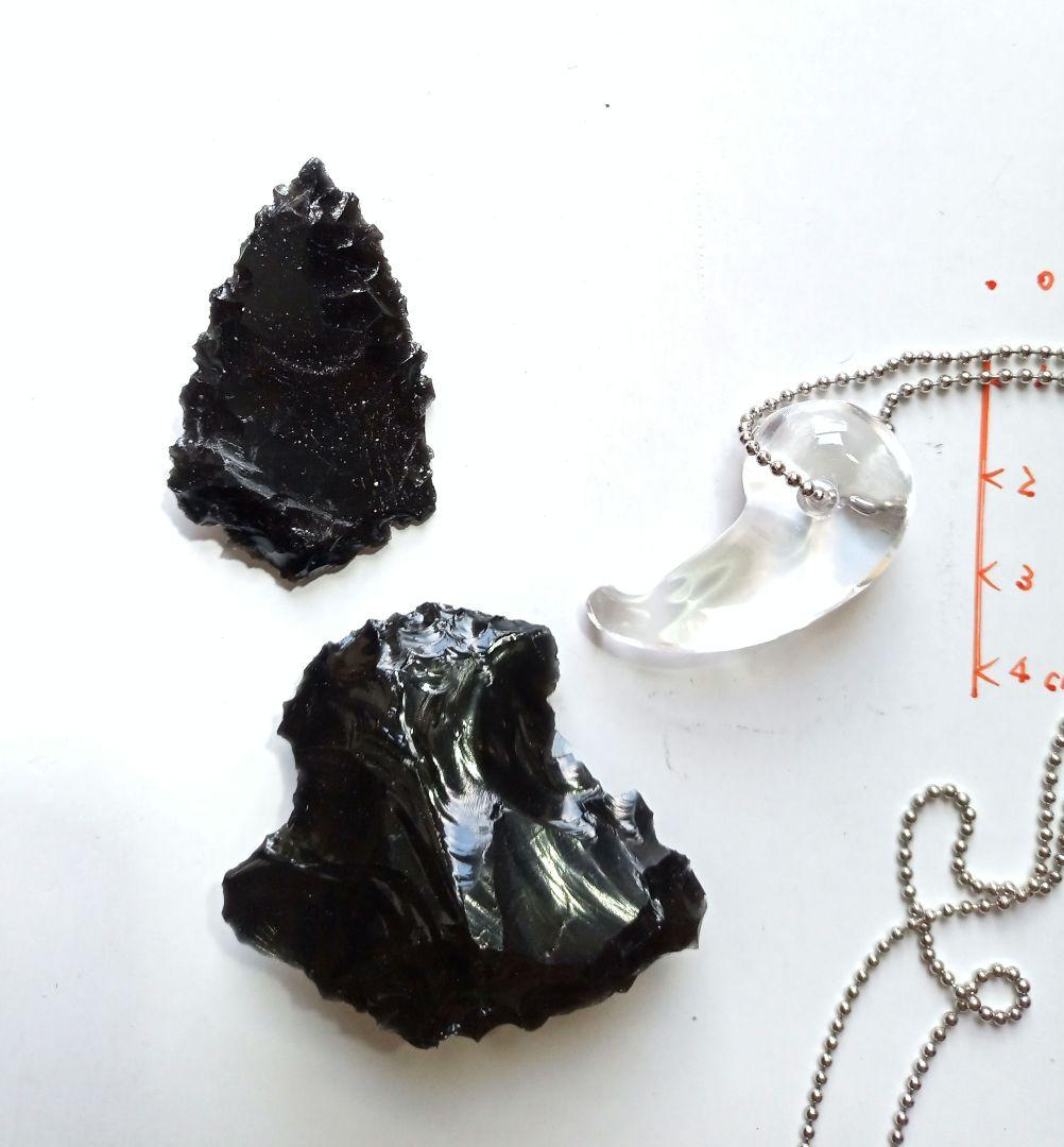 カムイ♢セット 石器 ❒ 縄文 模写 勾玉