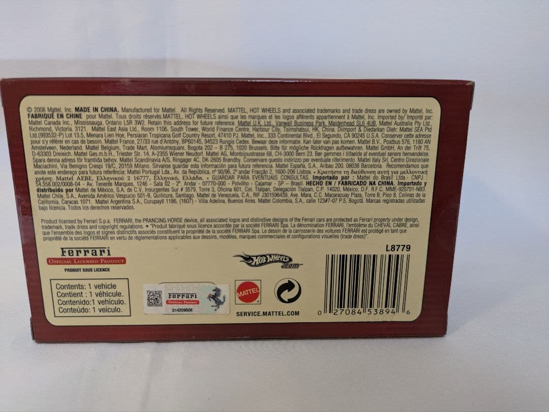 1/43　ホットウィール F2007 F2008 F10　アロンソ　ライコネン