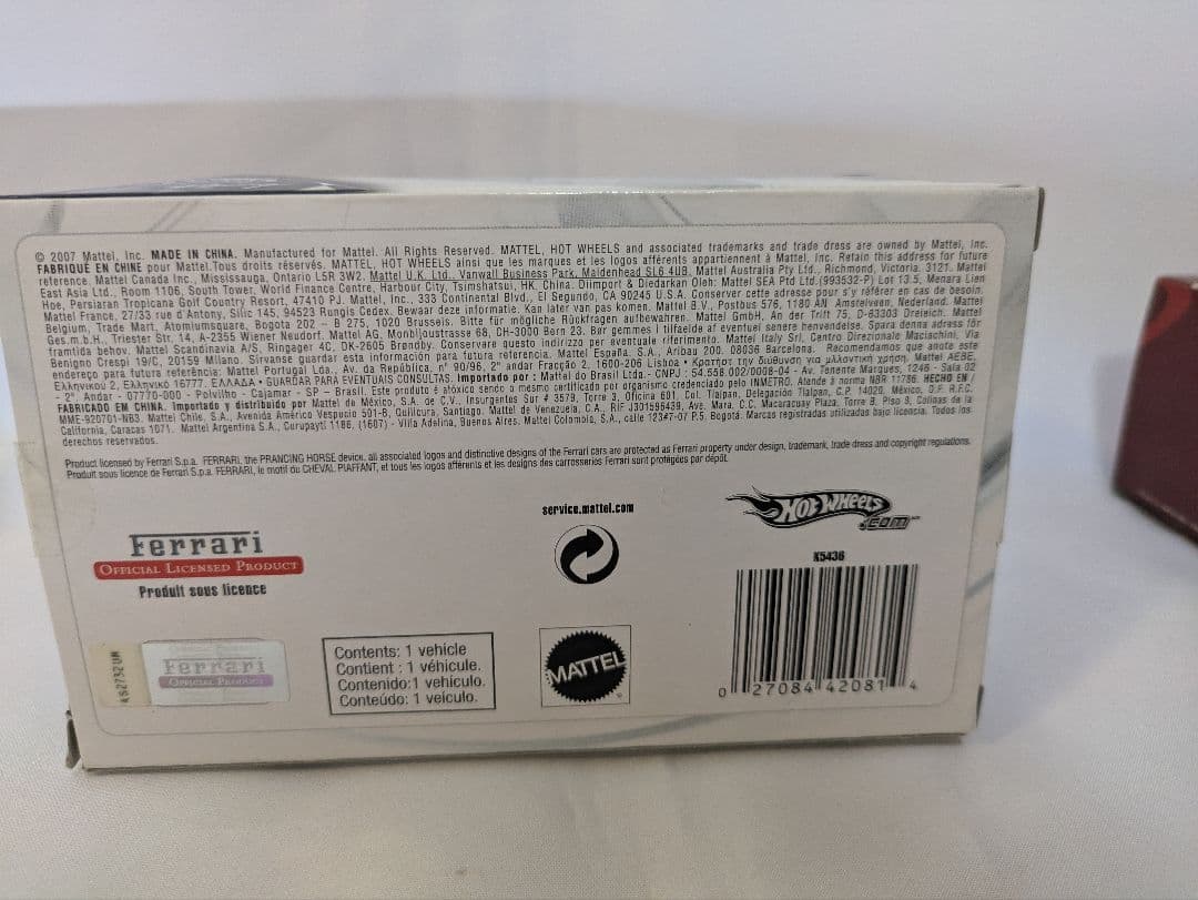 1/43　ホットウィール F2007 F2008 F10　アロンソ　ライコネン