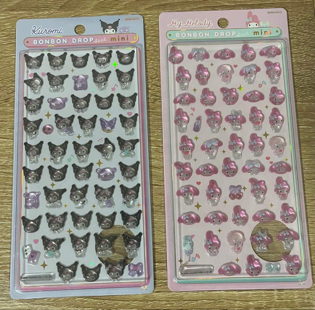 【正規品】サンリオ　ボンボンドロップシールミニ　8種類セット　コンプリート