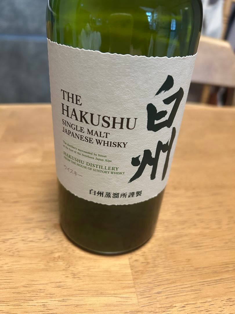 THE HAKUSHU シングルモルトウイスキー 新品未開封、箱なし700ml