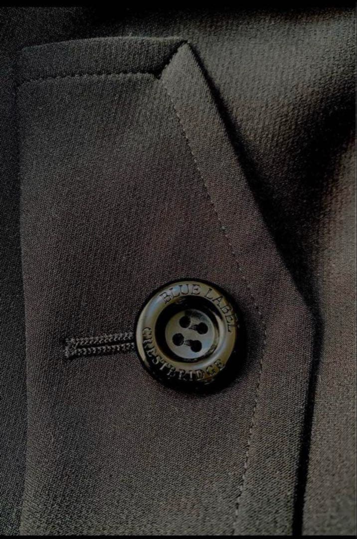 ブルーレーベルクレストブリッジ　黒&赤チェック3WAYスカート 38