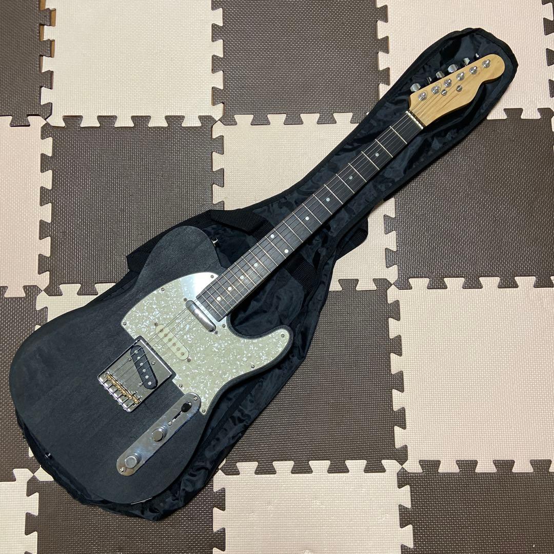 エレキギター (テレキャスタータイプ) 5way切替&2.5Kg &ソフトケース