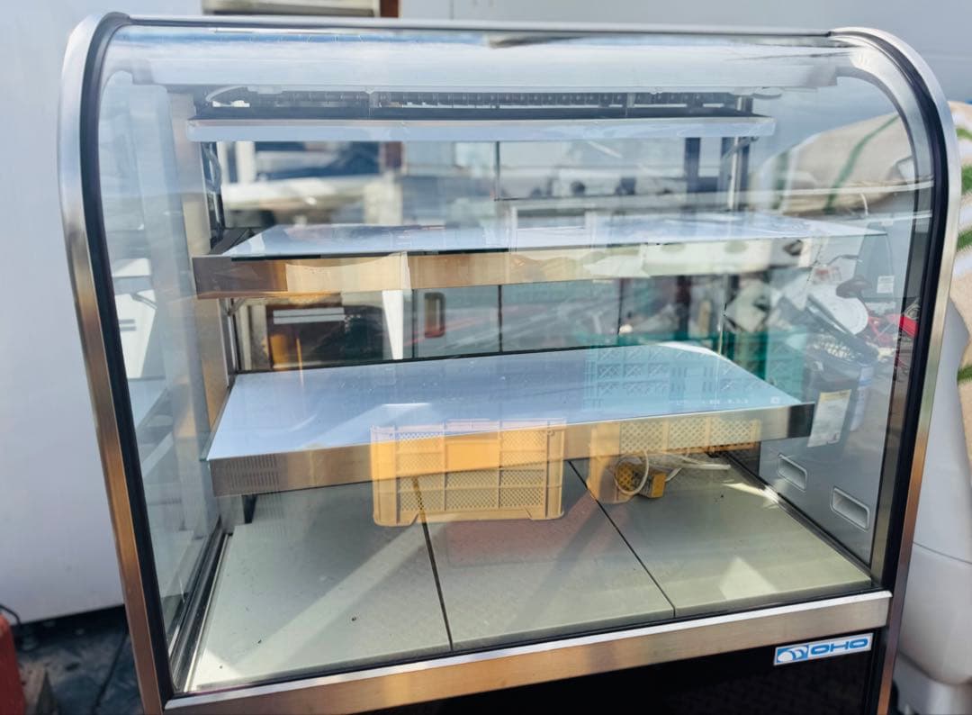 大穂製作所 冷蔵ショーケース 3段 幅90cm 動作良好 OHGU-T-980B