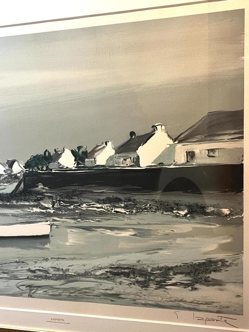 特大型 リトグラフ ジョルジュ・ラポルト