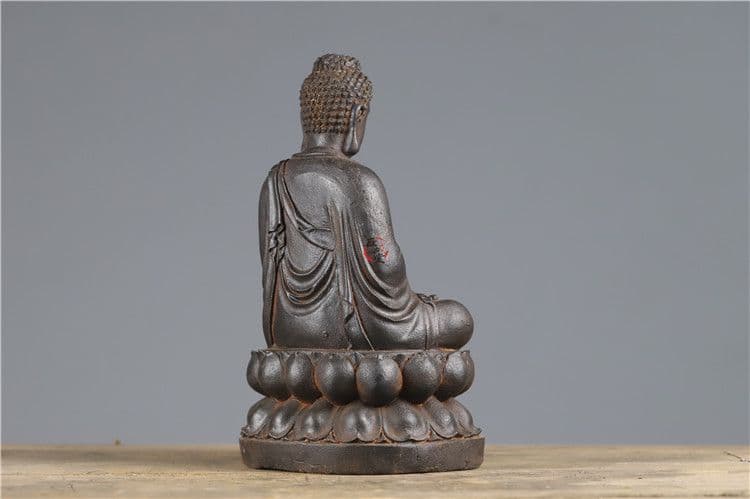 鉄器 鉄仏 大日如来仏像 鎮宅辟邪 開運風水 招財 置物 工芸品