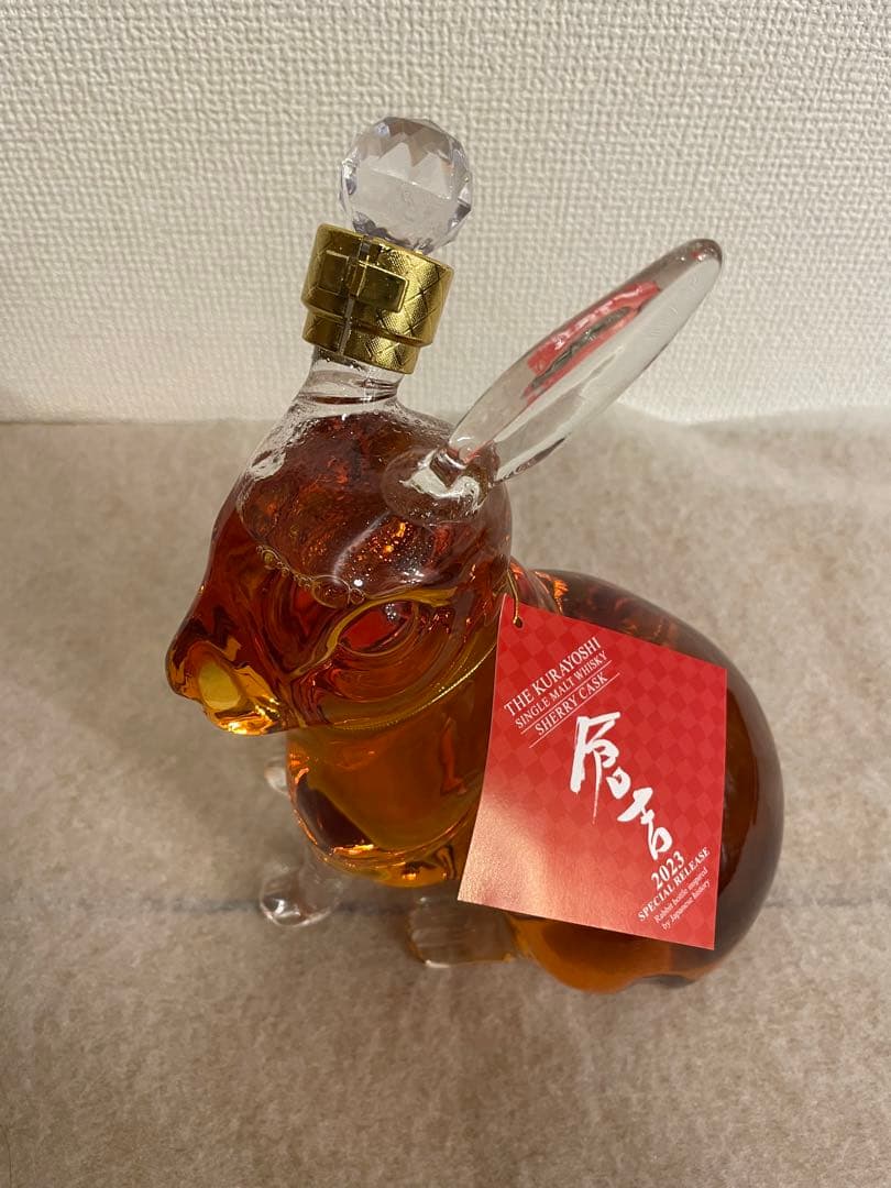 レア　倉吉 2023 卯　うさぎ　シングルモルト　1L 未開栓　箱キズあり