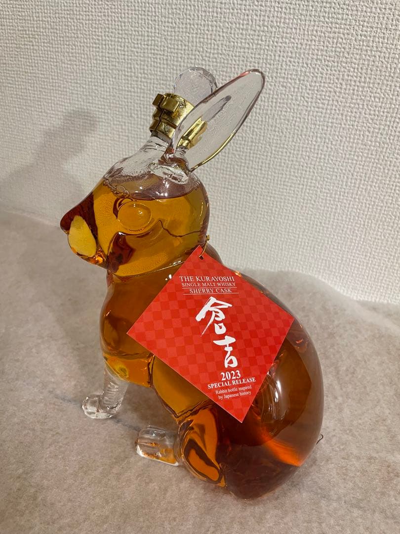 レア　倉吉 2023 卯　うさぎ　シングルモルト　1L 未開栓　箱キズあり