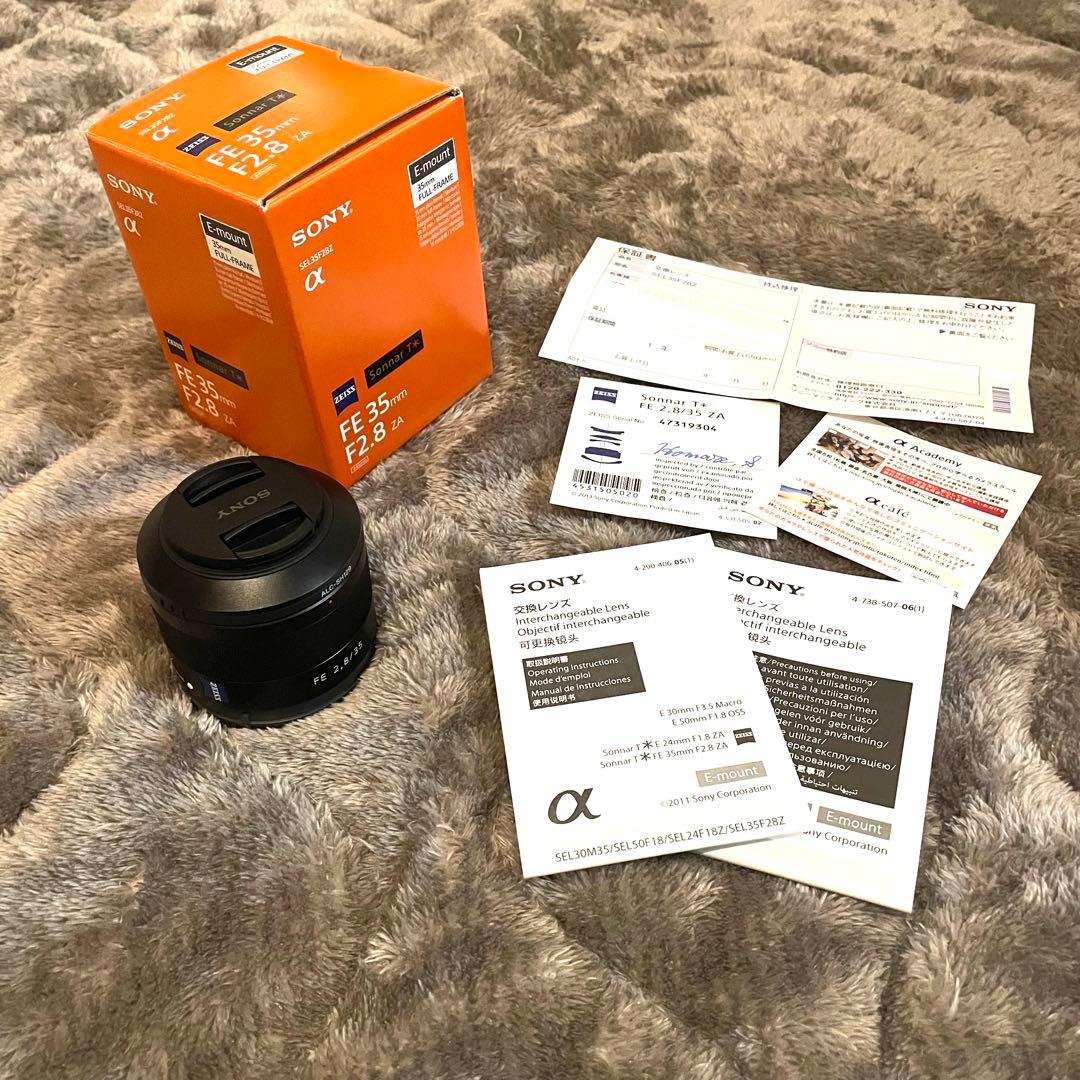 【極美品】SONY FE 35mm F2.8 ZA レンズ E-mount