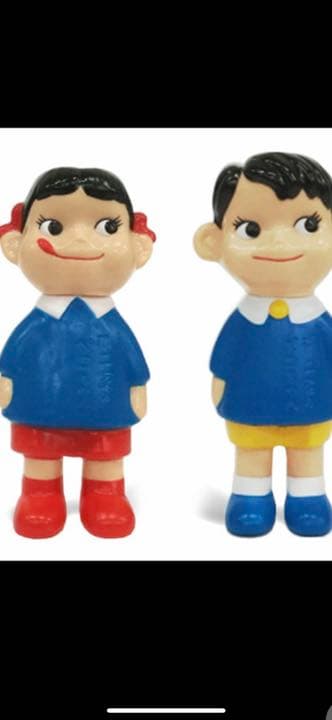 【新品未開封】園児服を着たペコちゃんポコちゃん　不二家　復刻　レトロ　限定　ペコ