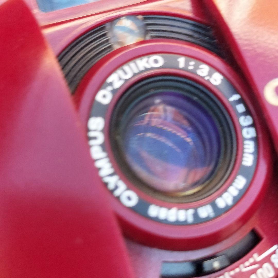 OLYMPUS オリンパス フィルムカメラ XA2 レッド 簡易動作確認済