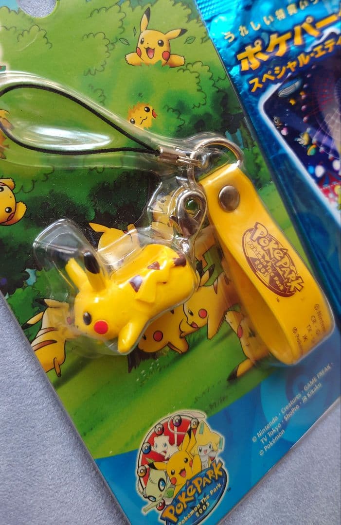 ポケパーク ピカチュウ キーホルダー Edyカード　セット
