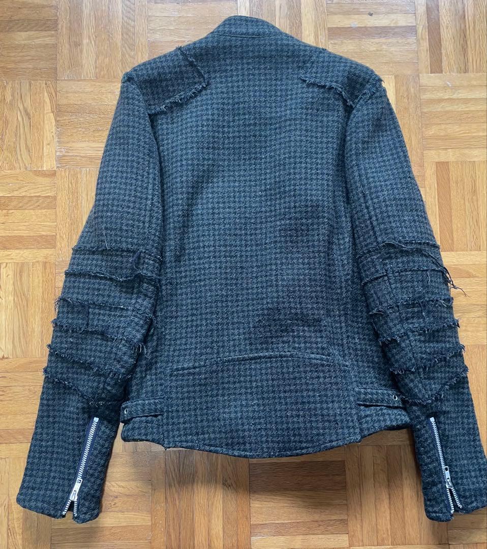 【最初期レアアイテム】sacai 14AW ウールライダースジャケット 2
