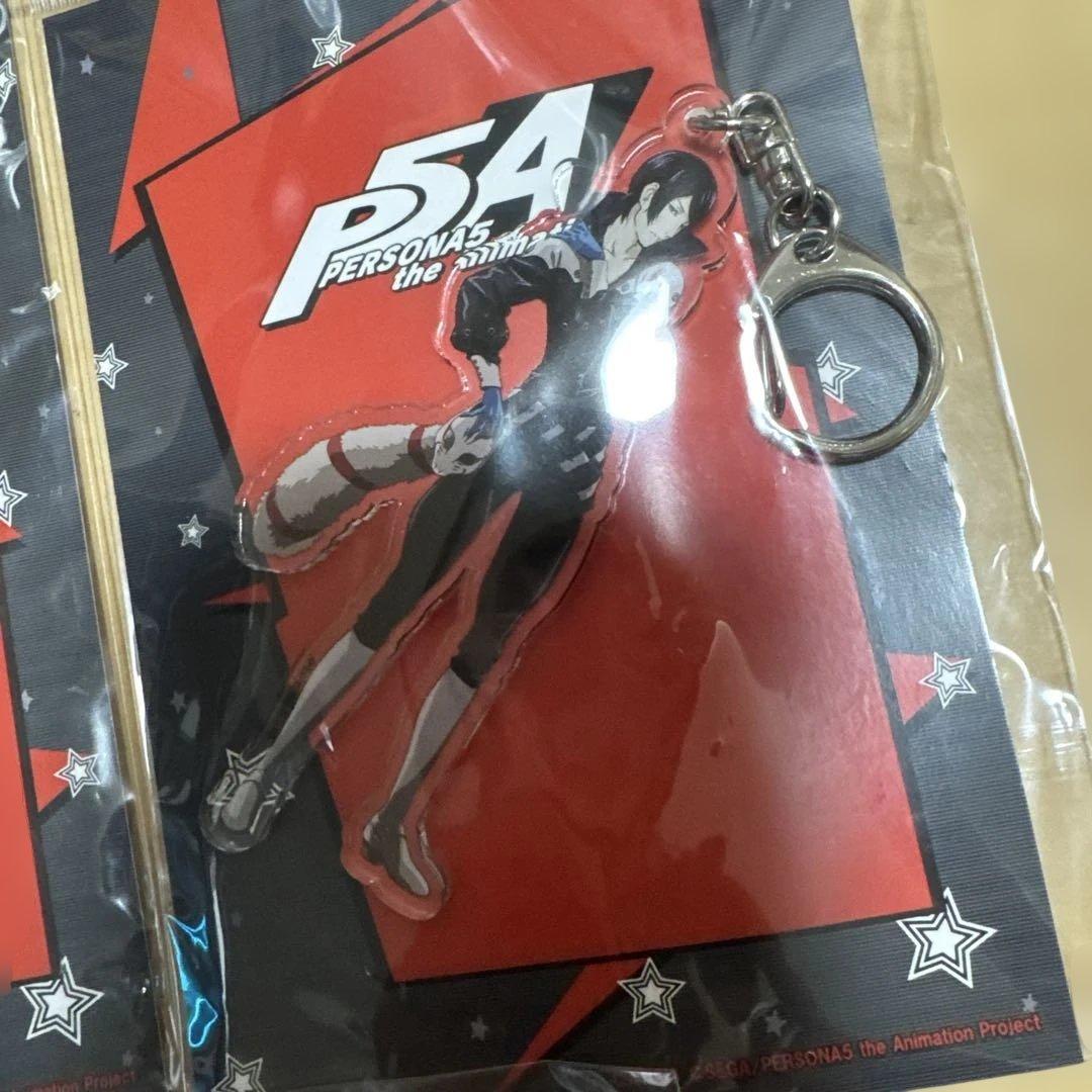 P5A アクリルキーホルダー　 ペルソナ5 秀尽学園高校購買部　8種コンプ