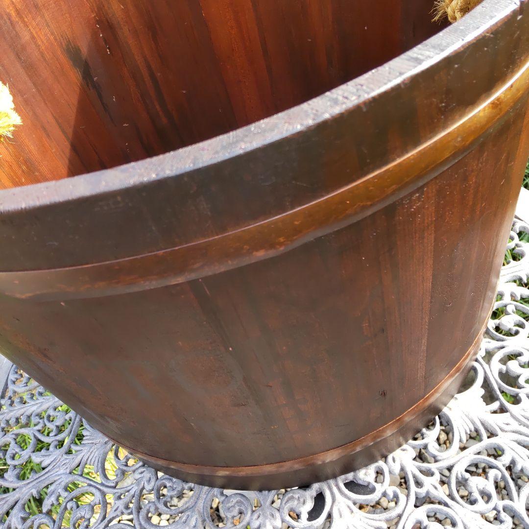 【サントリー】木製　 ワイン樽　プランター 樽型　ビンテージ