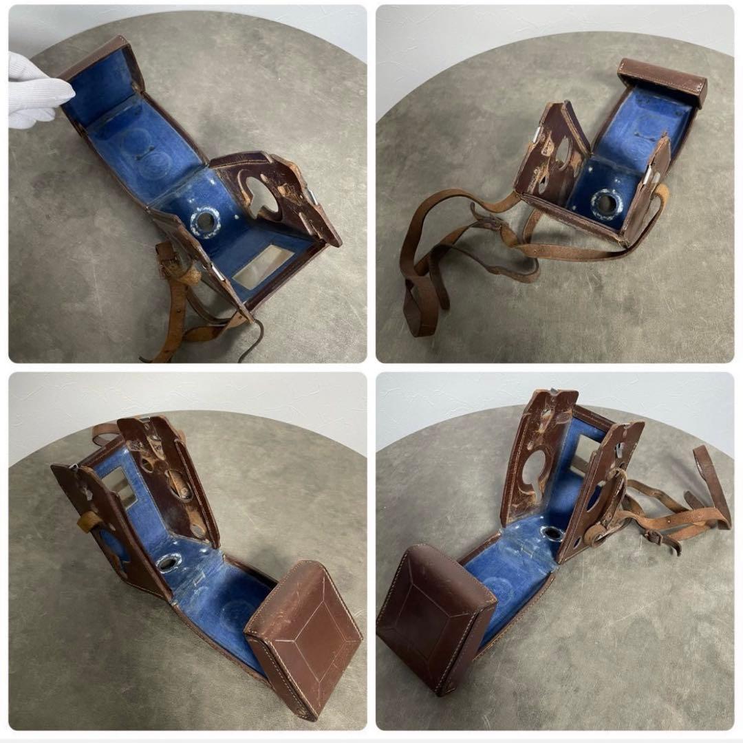 Rolleiflex 二眼レフカメラ ジャンク品 レザーケース付き パーツ取り