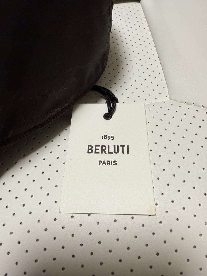 タグ付き　未使用品　BERLUTI ベルルッティ　スクリットナイロンキャップ