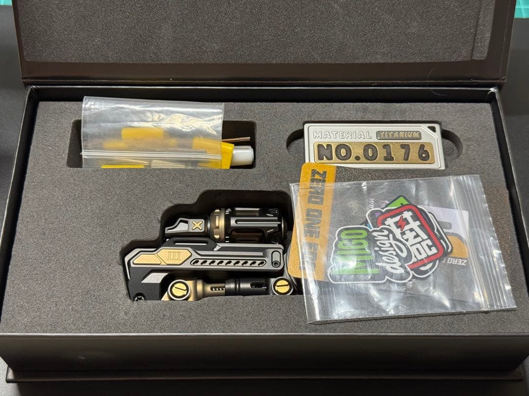 「正規品」01EDC Time Knight 3.0 フィジェットトイ　Ti製