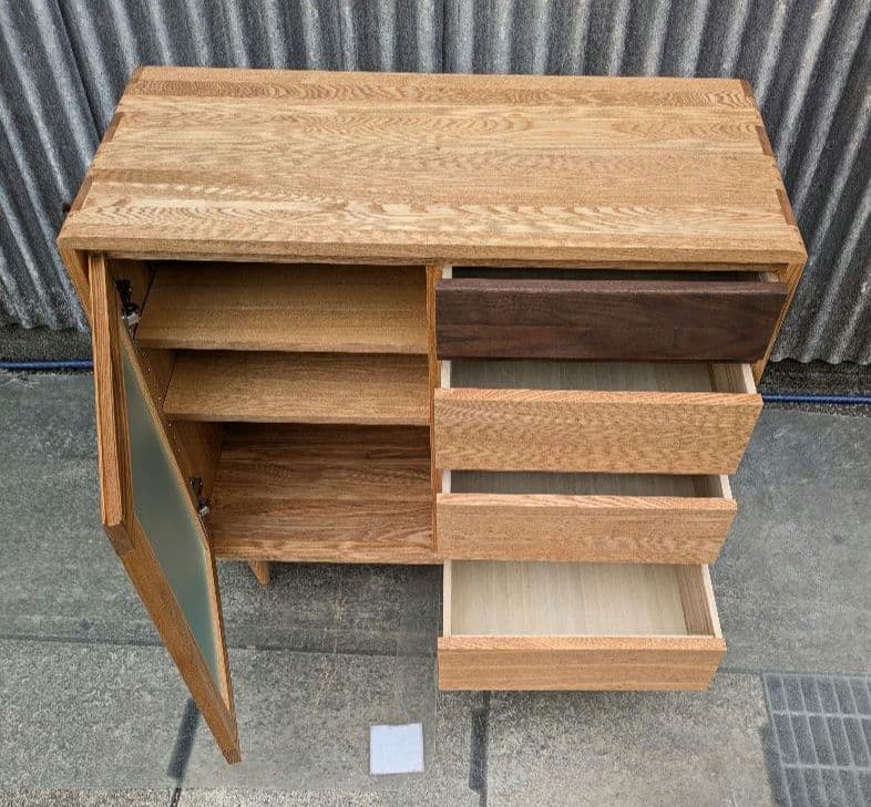 久和屋　キャビネット　サイドボード　無垢材　シンフォニー　北欧