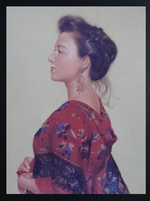 辻真砂、【風】、希少な画集より、状態良好、新品高級額装付