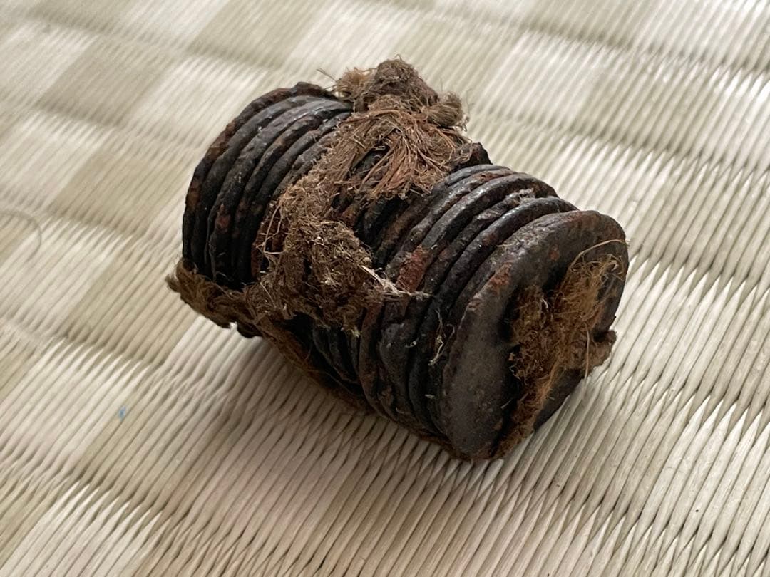 寛永通宝　キセル　出土　紐　江戸時代　仏像　道祖神　お守り　宝珠　刀　石器　土器