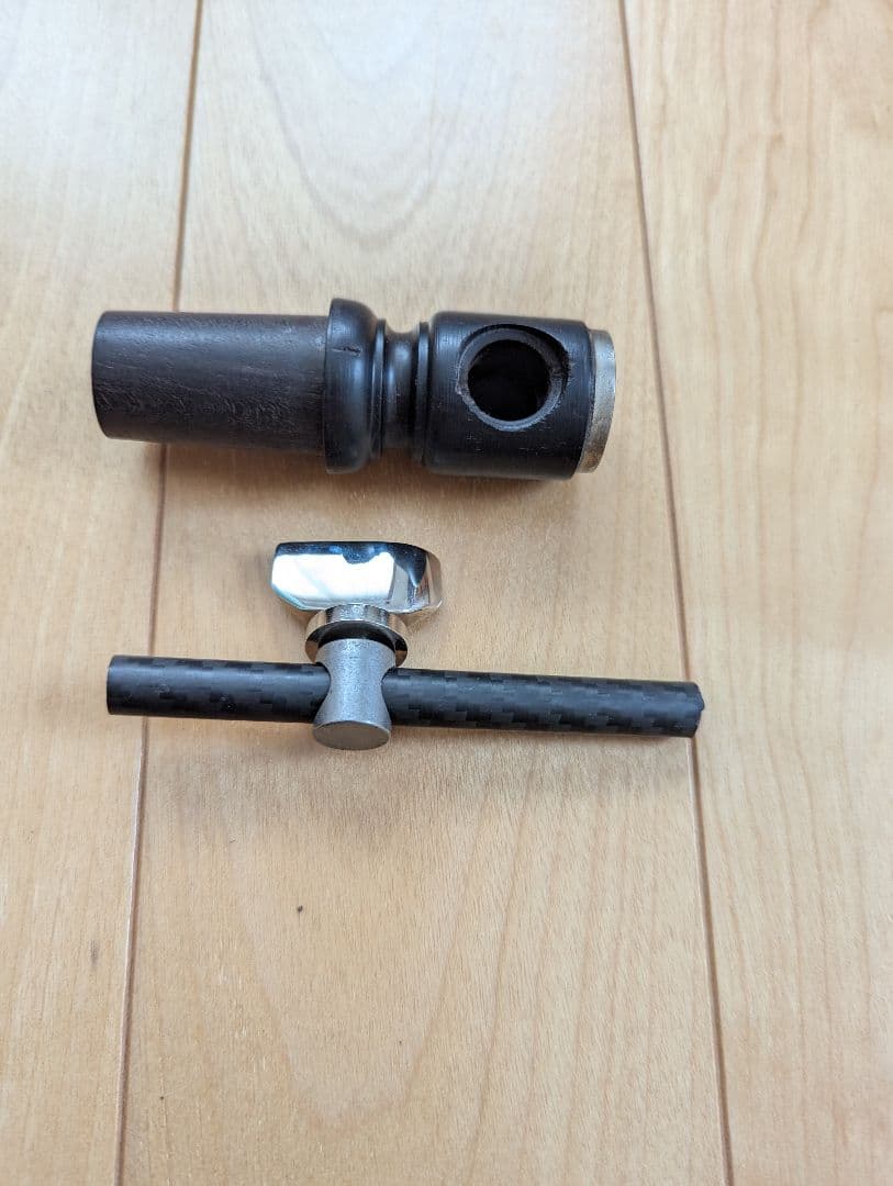 チェロ　黒檀製10mm用エンドピンソケット　直径25mm