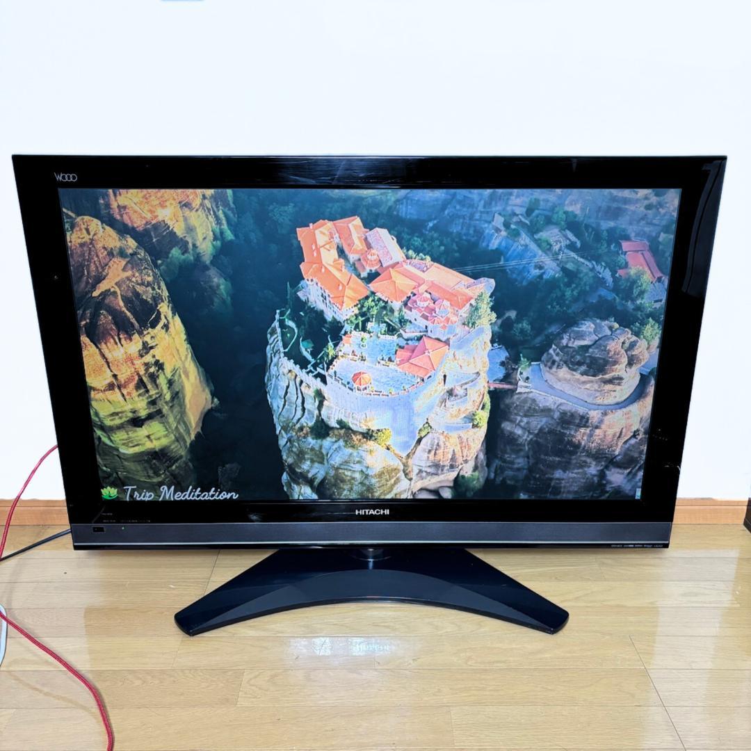 HITACHI 42型テレビ P42-XP05 HDD320GB 動作OK